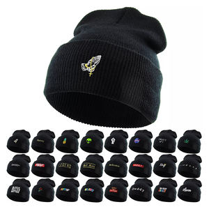 Moda Unisex mujeres hombres deporte personalizado invierno tejido 100% acrílico Beanie sombrero y gorras con logotipo Ronpex - Product Image 4