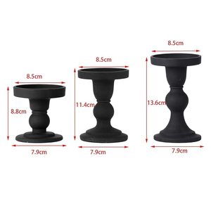 Meilleur décor fait à la main pour la maison pot de bougie coloré en bois décoratif bon support de bougie fini moule de bougie de vente chaude - Product Image 2