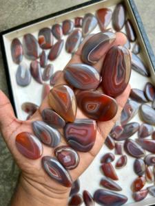 Natural Botswana Agate Cabochon Smooth Energy Healing Quartz Flat Back Loose Gemstone for Jewelry Bulk Supply - Product Image 3