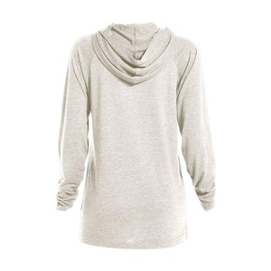 T-shirts à capuche à manches raglan pour hommes, en jersey de coton personnalisé, légers, à manches longues - Product Image 6