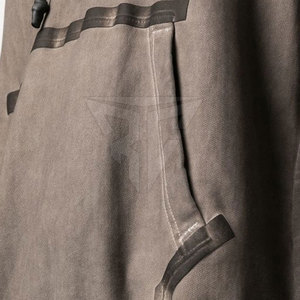 Sweat à capuche décontracté en coton uni délavé à l'acide 2025 avec logo personnalisé pour hommes, fabriqué au Pakistan, haute qualité - Product Image 6