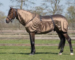 Eczema caballo alfombras Imágenes para Eczema caballo alfombras eczema. Hecho de tela inteligente transpirable especial con parte fija del cuello - Product Image 1