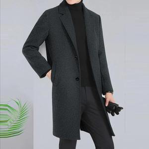 Elegante Abrigo Largo de Lana para Hombre, Premium, Cálido, Ecológico, Invernal, Moderno, Suave, para Oficina, Negocios, Uso Diario, Moda - Product Image 4