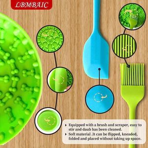 Silicone lento alimentatore cane Lick ciotola per esterni interattivo Pet viaggio ciotola cibo modello solido automatico per gatti altri animali - Product Image 4