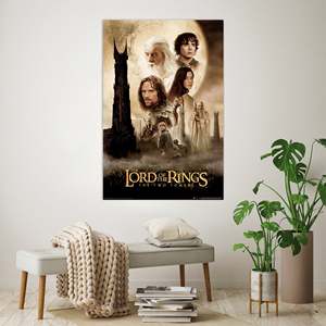 Le Seigneur des Anneaux Les Deux Tours Impression sur toile - Product Image 1
