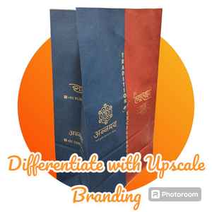 Bolsas de Papel Kraft Marrón Biodegradables y Ecológicas para Entrega SOS, Material Reciclado Resistente, con Cordón, Impermeables y Reciclables - Product Image 3