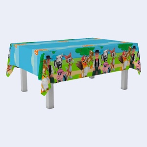 Mantel de Plástico para Fiestas, Diseño de Granja, 1.2X1.8M, Decoraciones para Fiestas - Product Image 1
