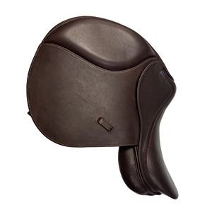 Silla de montar inglesa de cuero genuino para salto ecuestre, silla de contacto cerrado para espectáculos ecuestres. - Product Image 3