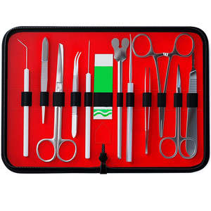 Precios al por mayor Juego de disección Kits de disección de laboratorio de acero inoxidable Instrumentos quirúrgicos para estudiantes de medicina - Product Image 1