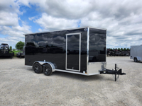 Remorque de transport fermée 2027 US 7X16' avec capacité de charge de 2001-3000 kg / hauteur de 84 pouces / Pro Gallery