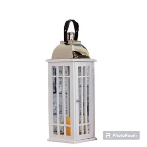 โคมไฟเทียนทำจากไม้และสแตนเลสสำหรับตกแต่งบ้านสำหรับงานแต่งงาน - Product Image 4