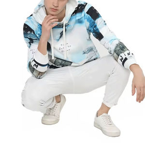 Sudadera con Capucha de Invierno 100% Algodón, Forrada, Antiarrugas, Diseño Bosque Oscuro con Fondo Blanco, Alta Calidad, Hecha a Medida, Superventas - Product Image 2