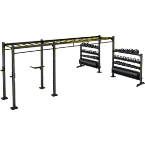 Sistema de Gimnasio en Casa: Estructura y Soporte Independientes para Sentadillas y Presses con Barra, Equipo de Entrenamiento de Fuerza para Estudios de Fitness en Casa - Product Image 2