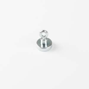 Gripper piatto in neodimio Ø20x6mm con occhiello - Product Image 1
