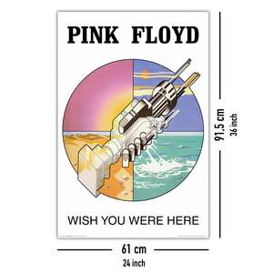 Póster Decorativo de Pared con el Símbolo 'Wish You Were Here' de Pink Floyd, Estilo Moderno - Product Image 5