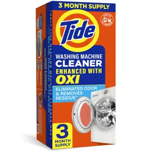 Tide-Reinigungsmaschine mit Oxi-Pulver, Geruchsabweis und Waschrestentferner