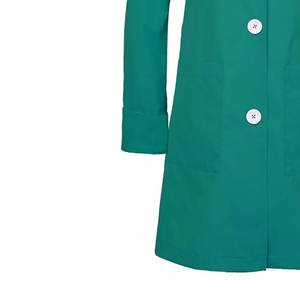 Capa médica profesional para mujer, resistente a fluidos antibacterianos, bata de laboratorio personalizada para mujer - Product Image 4