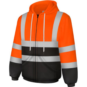 Sécurité Offre Spéciale personnalisée plusieurs tailles OEM vêtements de travail haute visibilité construction à capuche à vendre - Product Image 5