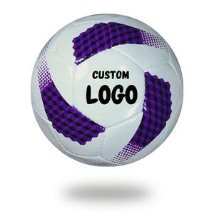 Balón de fútbol cosido a mano impreso personalizado de alta calidad, cuero PU ligero y caucho de PVC, precio competitivo para uso deportivo - Product Image 1