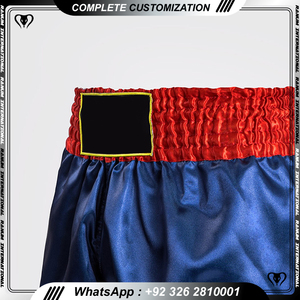 กางเกงบ็อกเซอร์ขาสั้นแบบสี่ทางสำหรับออกกำลังกาย MMA การเล่นมวยการพิมพ์ซับลิเมชัน - Product Image 6