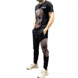 Survêtement à logo personnalisé 100% coton pour hommes, sweat à capuche et survêtement de gymnastique pour l'hiver, vente en gros - Product Image 6