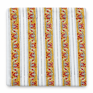 Tissu en voile de coton peigné imprimé à la main Pinksa Fashion, motif floral léger 60S60S 90 GSM, style Rajasthan, en stock - Product Image 1