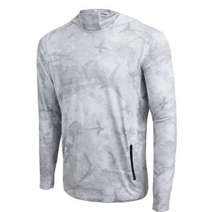 Camisa de Pesca Personalizada para Hombre, Protección Solar UPF50+, 100% Poliéster Sublimado, Manga Larga, Transpirable, Secado Rápido, Ligera, con Logotipo Frontal - Product Image 5