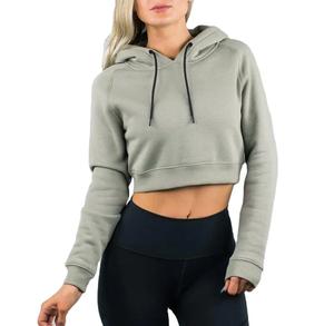 Sudadera con Capucha Larga de Punto para Invierno, Personalizable con Logotipo, de Algodón de Alta Calidad, Forro Polar, Estilo Urbano, Talla Grande para Mujer - Product Image 1