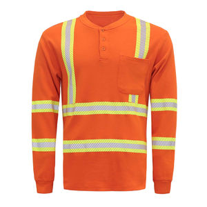 Fully Customized <b>Men</b> Safety Shirt Perfect Styling Hot Selling Reasonable Rate Unique Designs <b>Men</b> Safety Shirt With Light weight - Product Image 1