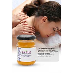 Crème de massage à base de graisse de queue naturelle faite maison avec huile de jojoba gratuite Qualité spa premium Fabriqué en Turquie - Product Image 2