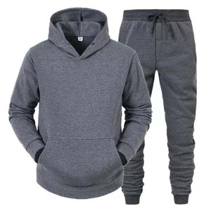Fabricant de pulls à capuche personnalisés Survêtement en coton vierge, broderie, impression, ensemble de sweat à capuche et de pantalon pour hommes vente en gros - Product Image 5