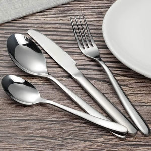 Stainless Steel copper plated Cutlery Set Luxury Metal Cutlery Eco-friendly Metal Utensils <b>Portable</b> Flatware Set by HHO - Product Image 5