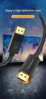 Câble coaxial de jeu 4K 60Hz plaqué or avec gaine en PVC et blindage en feuille, connecteurs robustes pour PS5, PC, moniteur, projecteur