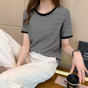 เสื้อยืดระบายอากาศได้ดีของผู้หญิงเสื้อยืด100% ผ้าคอตตอนคุณภาพดีสวมใส่ได้ในฤดูร้อนเสื้อยืดแนวสตรีทเสื้อยืดสำหรับ RRI-TS-02 - Product Image 2