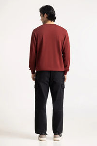 Sweat-shirts pour hommes en gros, couleur unie, coupe régulière, épaules tombantes, respirants, personnalisés, simples, tendance, chauds pour l'hiver - Product Image 5