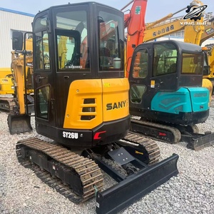 Mini-excavatrice sur chenilles d'occasion Sany SY26U, 2,68 tonnes, godet de 0,07 m³, marque chinoise d'origine, faible nombre d'heures, certifiée CE - Product Image 2