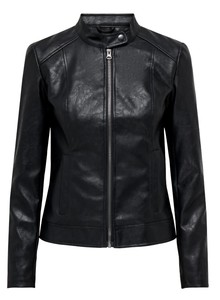 Blouson en cuir pour femme, style motard, décontracté, course moto, café racer, en cuir véritable, coupe parfaite, veste en cuir tendance pour femme, OEM - Product Image 4