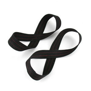 Sangles de levage en coton réglables, légères, respirantes, légèrement extensibles, de haute qualité pour la musculation et le powerlifting - Product Image 4