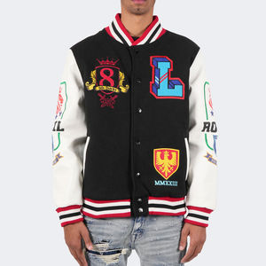 Vente en gros Veste unisexe Veste Letterman universitaire personnalisée pour hommes Meilleure qualité Veste Letterman universitaire à la mode à bas prix - Product Image 1