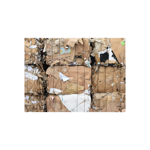 Compressed OCC scrap paper bales prepared for international export and pulp manufacturing use - Product Image 3