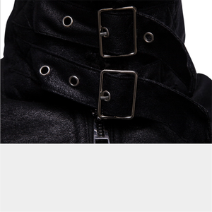 Conjunto de chaqueta de cuero para hombre, chaqueta personalizada de marca privada, de cuero genuino para motocicleta, 100% - Product Image 6