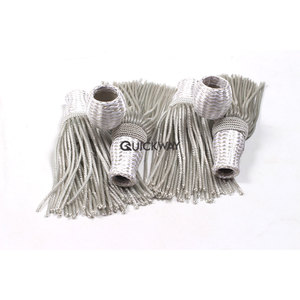 Venta al por mayor de borlas de faja plateadas ceremoniales de todos los diseños y colores personalizados, borlas plateadas metálicas, venta en Pakistán - Product Image 3