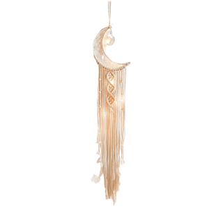 Multi Color Moon Star Dream Catchers Decor Macrame Woven Dream Catchers Tentures murales Chambre à coucher Décoration intérieure Ornements de lune - Product Image 1