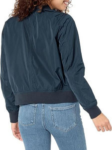 Veste bomber matelassée en gros, manteau d'hiver chaud, vêtements d'extérieur, fermeture éclair sur le devant, vêtements de sport, couleur unie, coton, nylon, respirant - Product Image 5