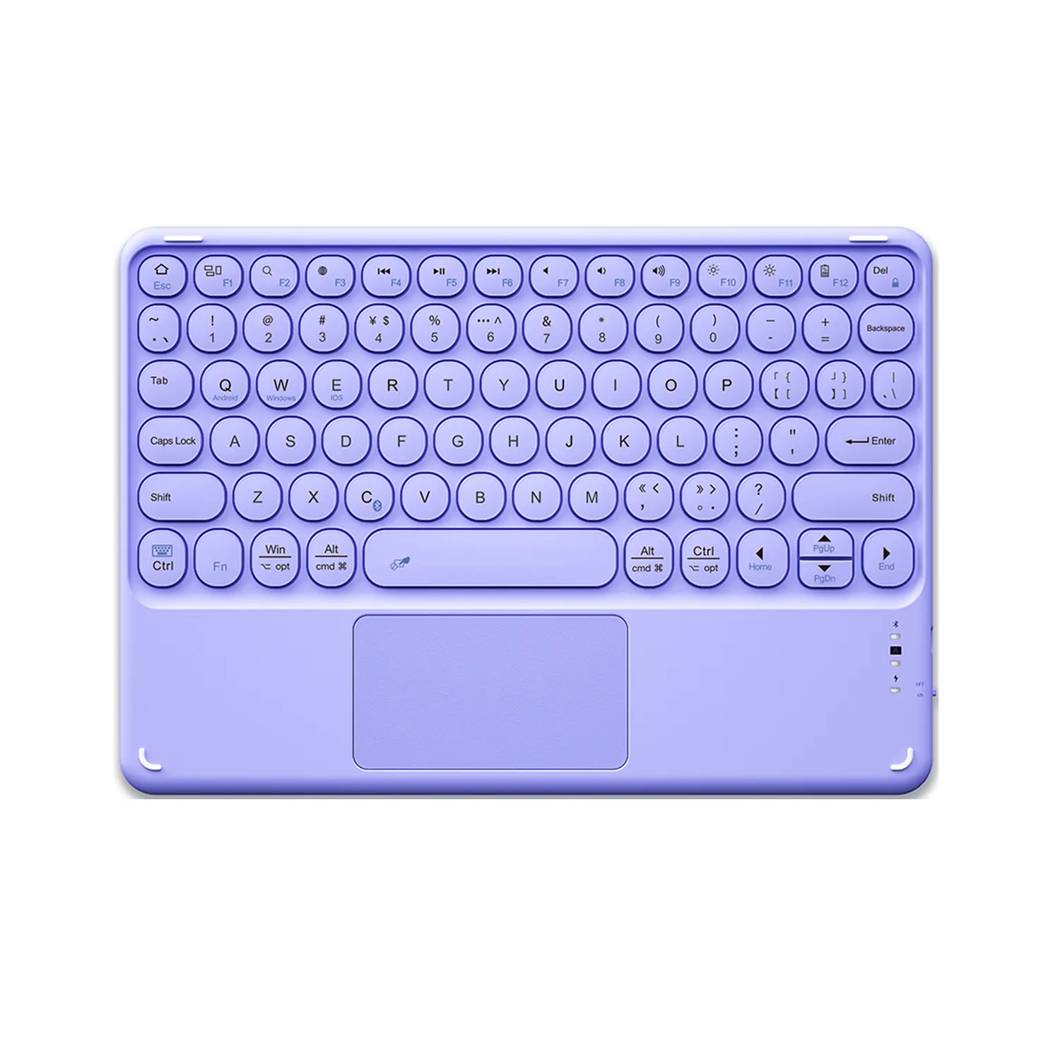 Miniteclado inalámbrico de Metal para Apple Ipad Pro, teclado portátil ultrafino con 78 teclas, Bluetooth, recargable