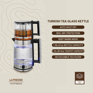 Lpressoトルコ茶ガラスケトル - Product Image 2