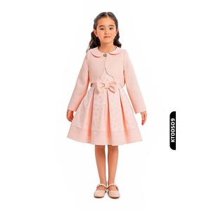 Bolero colletto bambino Bohçalu Snap 2 pezzi abito bambina 3-7 anni 34109 - Product Image 5