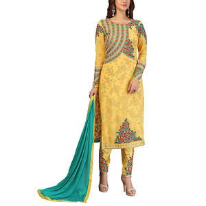 Low Maqam Western Factory Proveedor directo Full Custom High Quality Party Wear Traje de 3 piezas completamente bordado para mujeres - Product Image 1