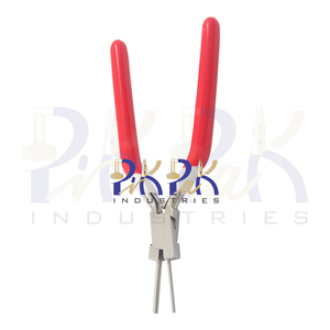 คีมปากแบนขนาดเล็ก1.5มม. & 2มม. ขนาด160มม. พร้อมสปริงและพีวีซีด้ามตักเครื่องประดับทำหัตถกรรมคีมปากกลม - Product Image 6