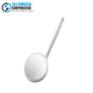 Miroir dentaire certifié CE Dentistes double face en acier inoxydable allemand Orthodontie Parodontie Instruments de chirurgie dentaire - Product Image 5